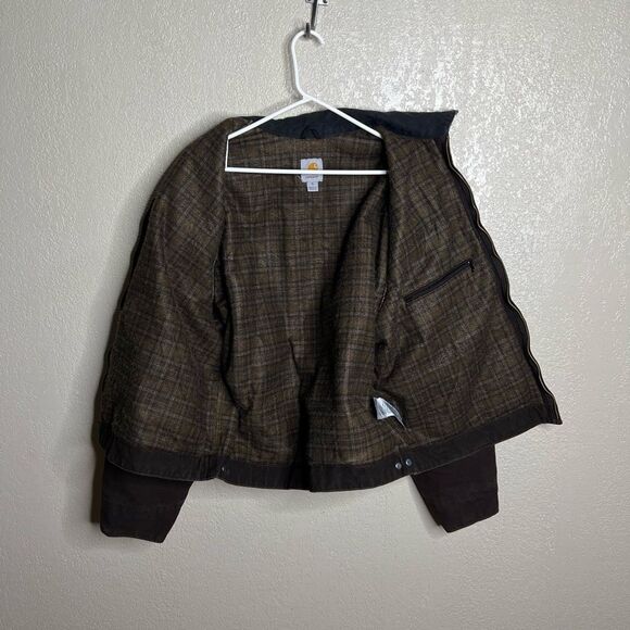 Carhartt Detroit Dark Brown Mexico Jacket XL - Picture 8 of 10